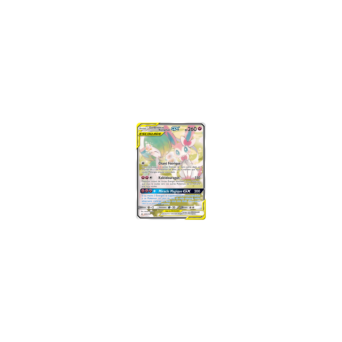 Gardevoir et Nymphali 205/214 : Joyau Ultra rare de l'extension Pokémon Alliance Infaillible