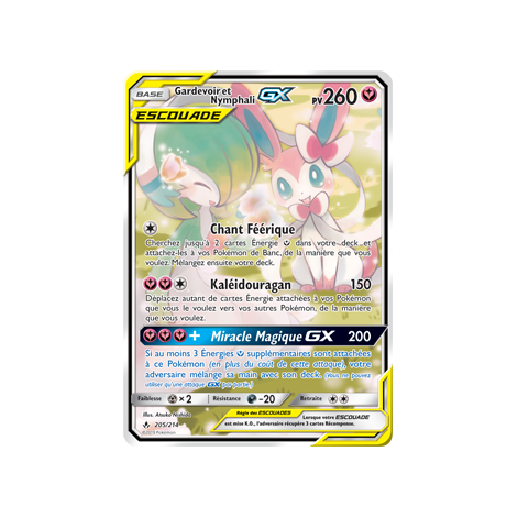 Gardevoir et Nymphali 205/214 : Joyau Ultra rare de l'extension Pokémon Alliance Infaillible