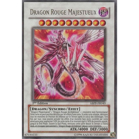 Dragon Rouge Majestueux ABPF-FR040