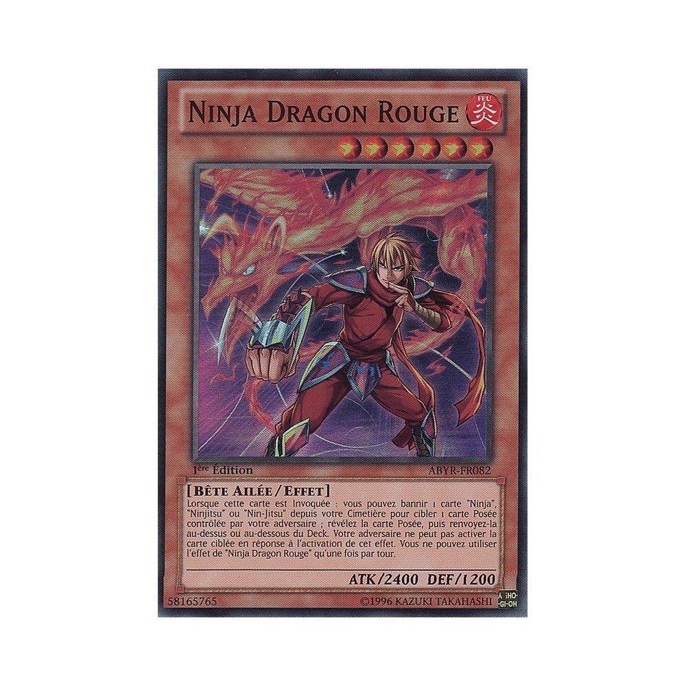 Ninja Dragon Rouge ABYR-FR082