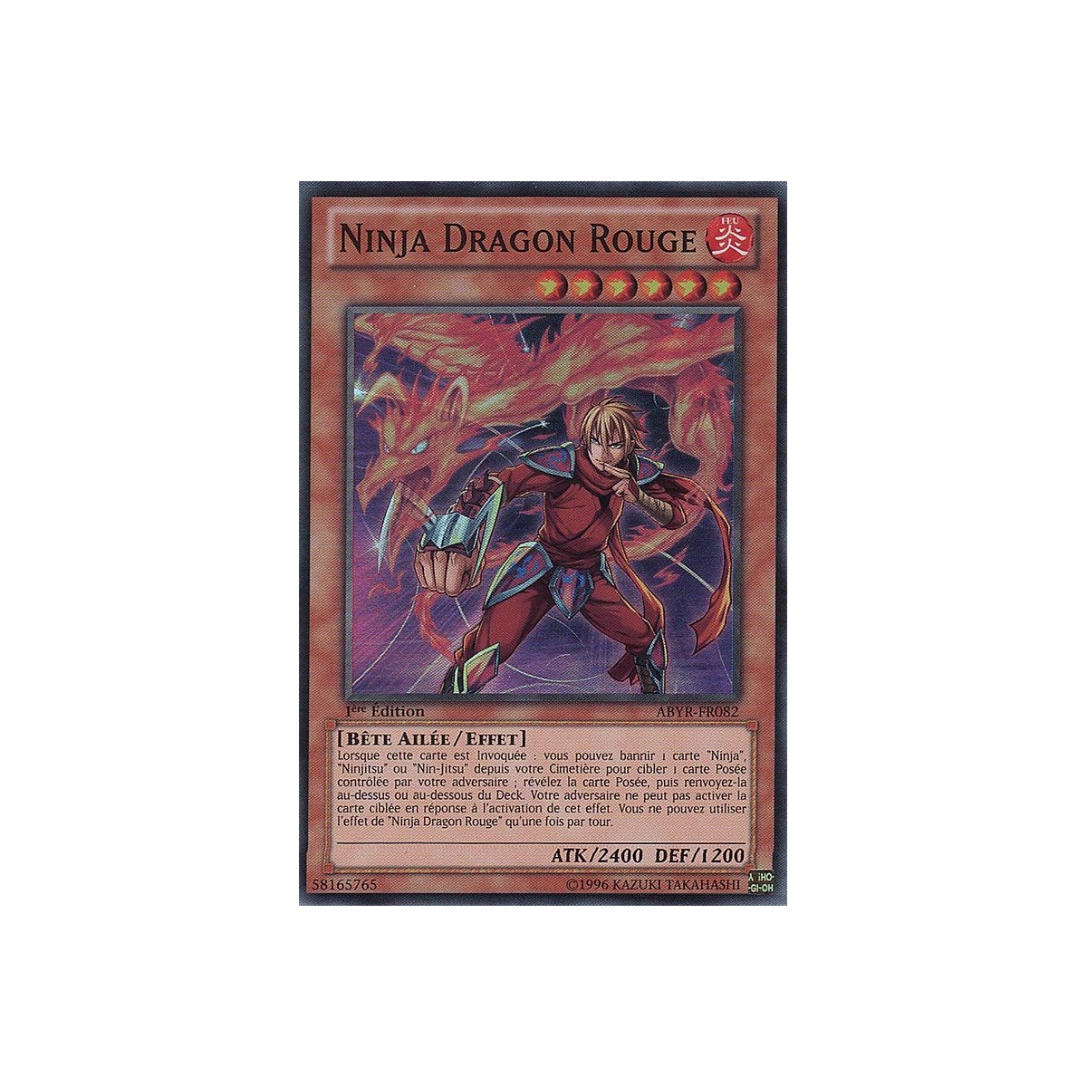 Ninja Dragon Rouge ABYR-FR082