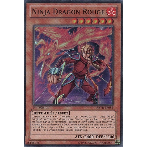 Ninja Dragon Rouge ABYR-FR082