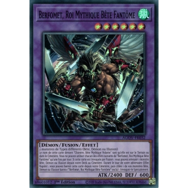 Berfomet Roi Mythique Bête Fantôme AGOV-FR032